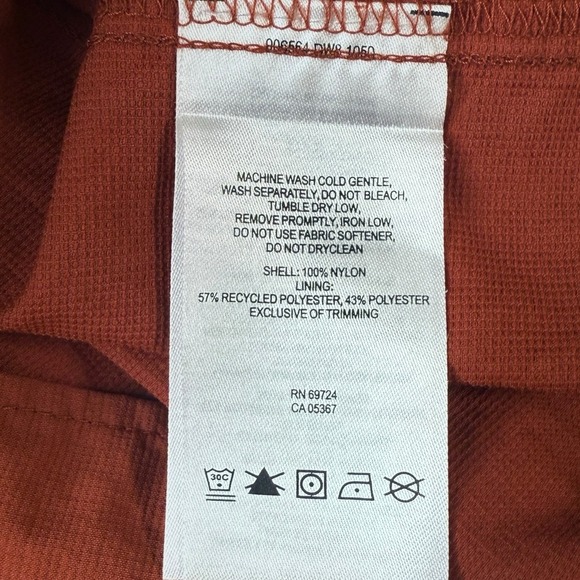 Columbia Mens Omni Shade Sun Protection Long Sleeve Sunset Red Orange XXL TG - Picture 7 of 8